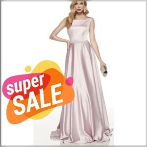 Alyce Paris CHALK PINK long formal